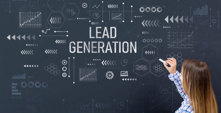 Lead generation with young woman